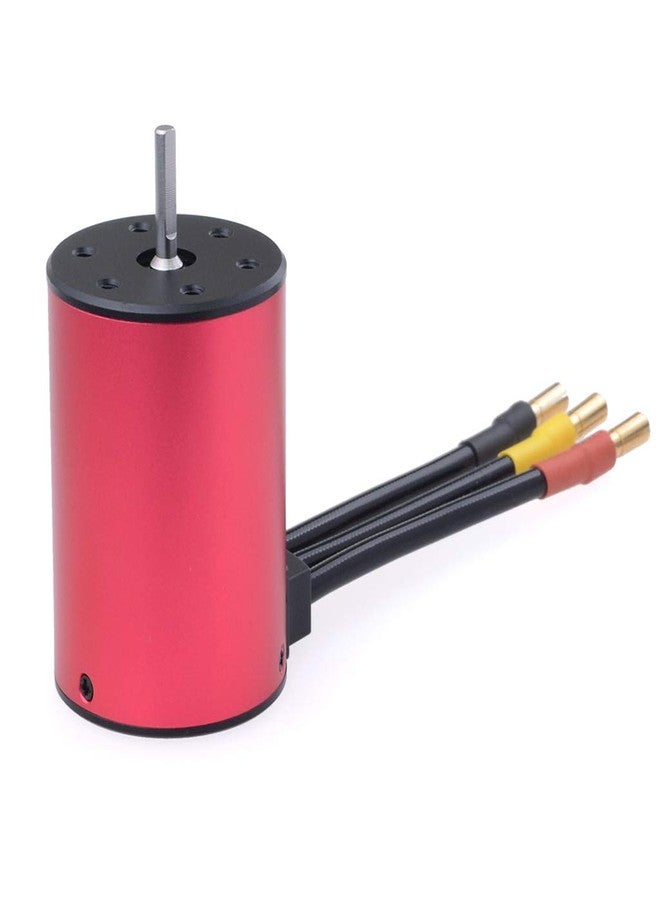 KingVal Replacement 3650 5200KV Waterproof Brushless Motor Shaft 3.175mm Compatible with 1/10 RC Car - Image 3